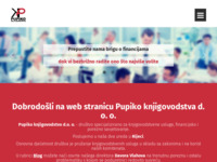Frontpage screenshot for site: Pupiko Knjigovodstvo (http://www.pupiko.eu)