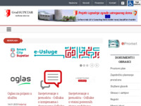 Frontpage screenshot for site: Grad Supetar (http://www.gradsupetar.hr)