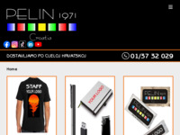 Frontpage screenshot for site: Pelin 1971 (http://pelin1971.hr/)