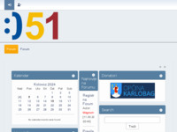 Frontpage screenshot for site: Udruga 051 Rijeka (http://udruga051.hr)