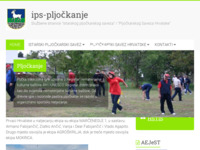 Frontpage screenshot for site: Istarski pljočkarski savez (http://www.ips-pljockanje.hr)