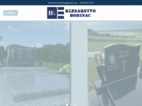 Frontpage screenshot for site: (http://klesarstvo-bobinac.hr)
