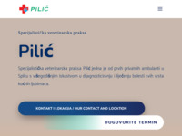 Frontpage screenshot for site: Veterinarska praksa Pilić - Privatna veterinarska praksa za kućne ljubimce (http://veterina-ivana-pilic.hr/)