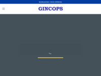 Frontpage screenshot for site: (http://www.gincops.hr)