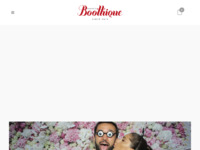 Frontpage screenshot for site: Photo Booth (http://www.photoboothique.hr)