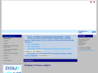 Frontpage screenshot for site: (http://www.pravri.hr)