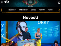 Frontpage screenshot for site: (http://www.bigbrother.rtl.hr/)