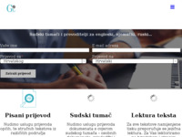 Frontpage screenshot for site: Global Link (http://www.global-link.hr/)