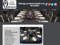 Frontpage screenshot for site: Udruga profesionalnih konobara Hrvatske (http://www.konobari.com.hr)