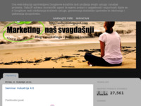 Frontpage screenshot for site: Blog: Marketing naš svagdašnji (http://mfluid.blogspot.com)