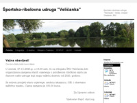 Frontpage screenshot for site: Športsko-ribolovno društvo Veličanka (http://velicanka.hr)
