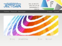 Frontpage screenshot for site: (http://tiskara-jeztisak.hr)