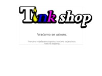 Frontpage screenshot for site: Tink shop (http://shop.tinkshop.hr)