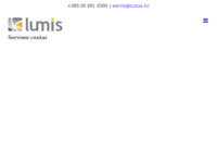 Frontpage screenshot for site: Lumis (http://lumis.hr)