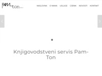 Slika naslovnice sjedišta: Pam-ton d.o.o. (http://www.pam-ton.hr)