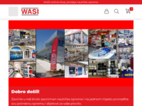 Frontpage screenshot for site: (http://www.wasi.hr)
