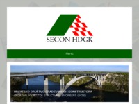 Frontpage screenshot for site: Secon HDGK (http://www.secon-hdgk.hr)