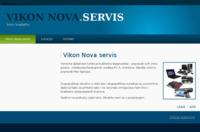 Frontpage screenshot for site: Vikon Nova servis (http://www.vikon-novaservis.hr)