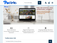 Frontpage screenshot for site: Pacific računala Varaždin (http://www.pacific-racunala.hr)