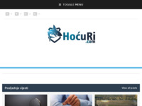 Frontpage screenshot for site: (http://www.hocuri.com)