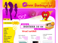 Frontpage screenshot for site: (http://www.fantazija.hr)