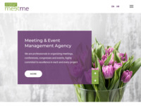 Frontpage screenshot for site: MeetME - Meeting and Event Management (http://www.meetme.hr)
