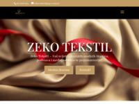 Frontpage screenshot for site: (http://www.zekotekstil.hr)