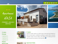 Frontpage screenshot for site: Apartmani Starigrad Paklenica (http://www.starigrad-apartments.com)