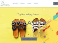 Frontpage screenshot for site: Spalatina Split - izrada obuće (http://www.spalatina.hr)