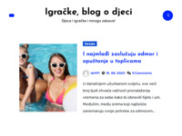 Frontpage screenshot for site: Igračke, blog o djeci (http://www.xn--igrake-l2a.net)