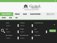 Frontpage screenshot for site: Global Property (http://www.global-property.hr/)