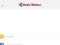 Frontpage screenshot for site: Gume mobile - vulkanizerske usluge Zagreb (http://www.gumemobile.hr)