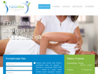 Frontpage screenshot for site: (http://www.fiziovita.hr/)