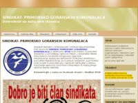 Frontpage screenshot for site: (http://www.sindikat-primorsko-goranskih-komunalaca.hr)