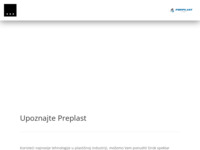 Frontpage screenshot for site: Preplast (http://www.preplast.hr)