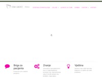 Frontpage screenshot for site: Estetska stomatologija Zagreb - Tim Dent Miličić (http://estetska-stomatologija-milicic.com/)