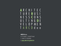 Slika naslovnice sjedišta: ABCD - Architecture Business Consulting Development (http://www.abcd.hr)