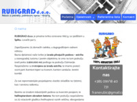 Frontpage screenshot for site: Rubigrad d.o.o. (http://www.rubigrad.hr)