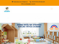 Frontpage screenshot for site: Dječji vrtić Ciciban Bjelovar (http://dv-ciciban.hr)