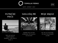 Frontpage screenshot for site: Tomislav Perko (http://tomislavperko.com)