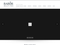 Frontpage screenshot for site: (http://babor-beautyspa.hr/)