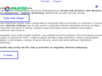 Frontpage screenshot for site: Insieme - Izrada i dizajn Web stranica, Split (http://www.insieme.hr)