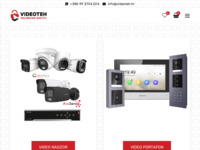 Frontpage screenshot for site: Video nadzor i sigurnosni sustavi (http://www.videonadzor.hr)