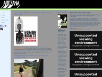 Frontpage screenshot for site: (http://www.artizana.hr)