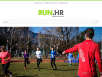 Frontpage screenshot for site: Run.hr - Treniraj pametno (http://run.hr)