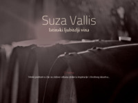 Frontpage screenshot for site: Suza Vallis – Istinski ljubitelji vina (http://www.suzavallis.hr)