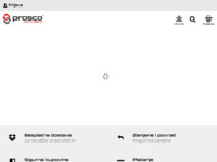 Frontpage screenshot for site: PROSCO d.o.o. - Zaštitna oprema (http://www.prosco.hr)
