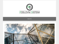 Frontpage screenshot for site: Poslovni sistemi (http://www.poslovni-sistemi.hr)