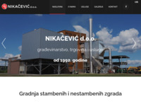 Slika naslovnice sjedišta: Nikačević d.o.o. (http://www.nikacevic.hr)