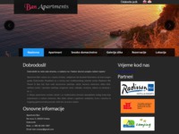 Frontpage screenshot for site: (http://ban-apartmani.hr)